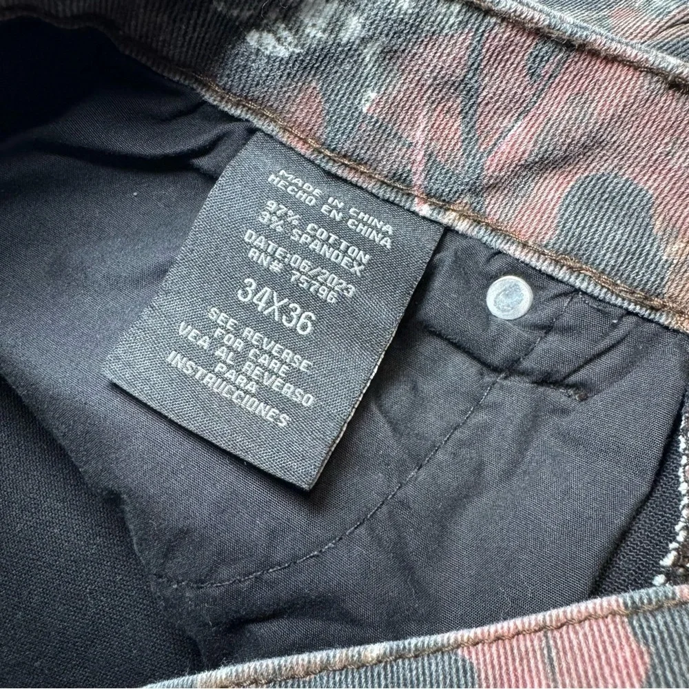 Men's Camouflage Flare Jeans